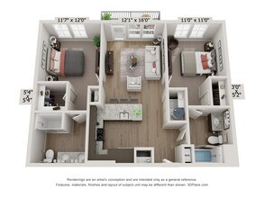 B1 - Lagoon 6443 6443 floor plan